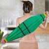 Мягкое отшелушивающее полотенце-мочалка для спины - Инструмент для отшелушивания в душе и ванной, Отшелушивающее полотенце, Прочный инструмент для скрабирования, Полотенце с длинной ручкой
