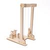 Creative Wooden Diy Hand-cranked Crane Kit For Elementary Students Stem Education