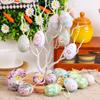 Easter Egg Pendant, Creative Diy Painted Simulated Egg Decoration Ornament Scene Arrangement Easter Egg Props