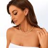 S925 Silver Rice Grain Pearl Necklace: Elegant Women's Clavicle Chain with a Niche Design, Versatile and Stylish Pendant.