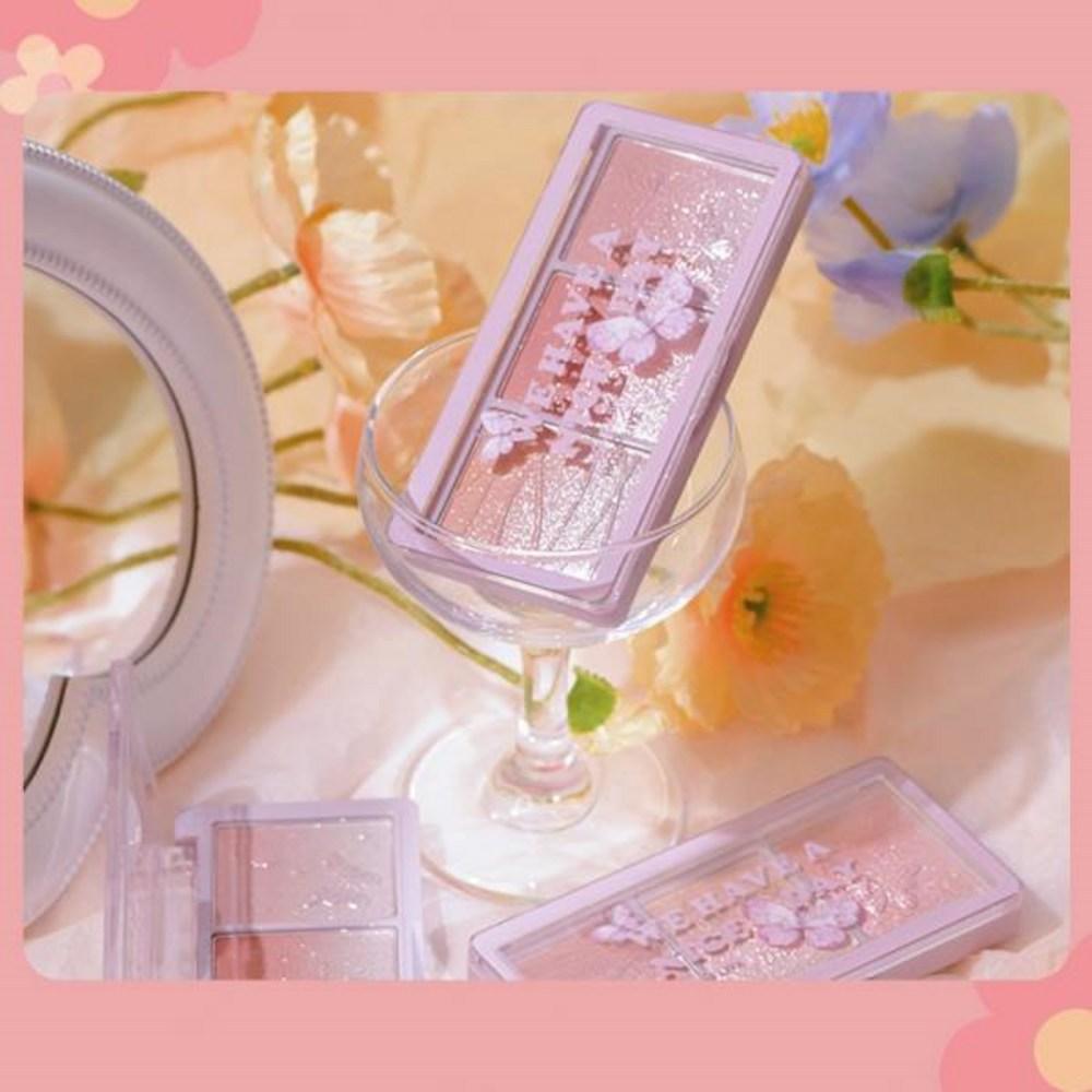 Hold Live Secret Garden 3 цвета пудра румяна тени для век чай коричневый розовый миндальный молочный чай натуральный обнаженный, 02 02, 1 шт.