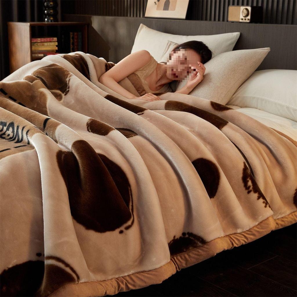 G5Z Зимнее Утолщенное Фланелевое Одеяло – Коралловое Теплое Односпальное Постельное Белье для Общежития