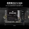 Corsair MP600 MINI Series TLC NAND Adopted 1TB PCIe Gen4 X4 NVMe 2230 Steam Surface Applicable M.2 Deck/Microsoft CSSD-F1000GBMP600MN