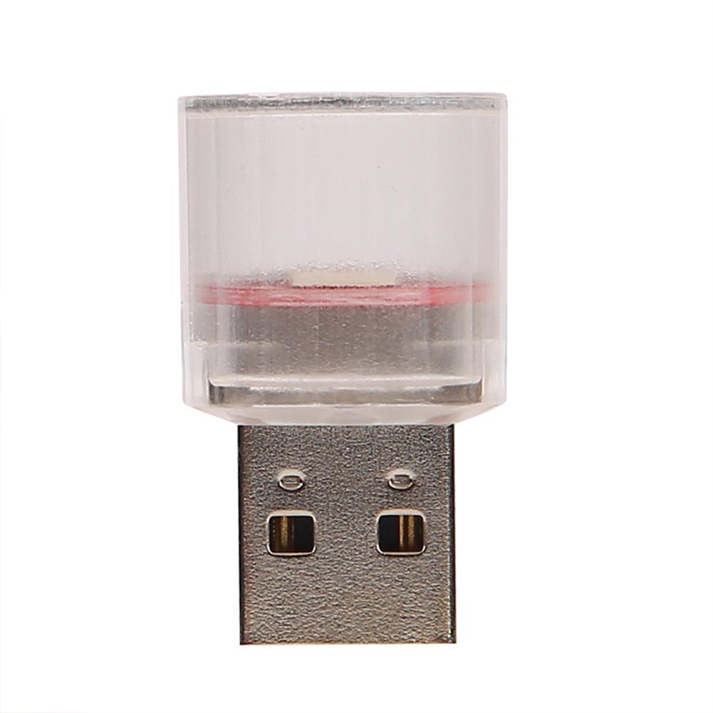 Car Mini USB LED Atmosphere Lights Decorative Lamp for Party Ambient Modeling Automotive PortablePlug Play Auto Interior Led Neon Lights 4
