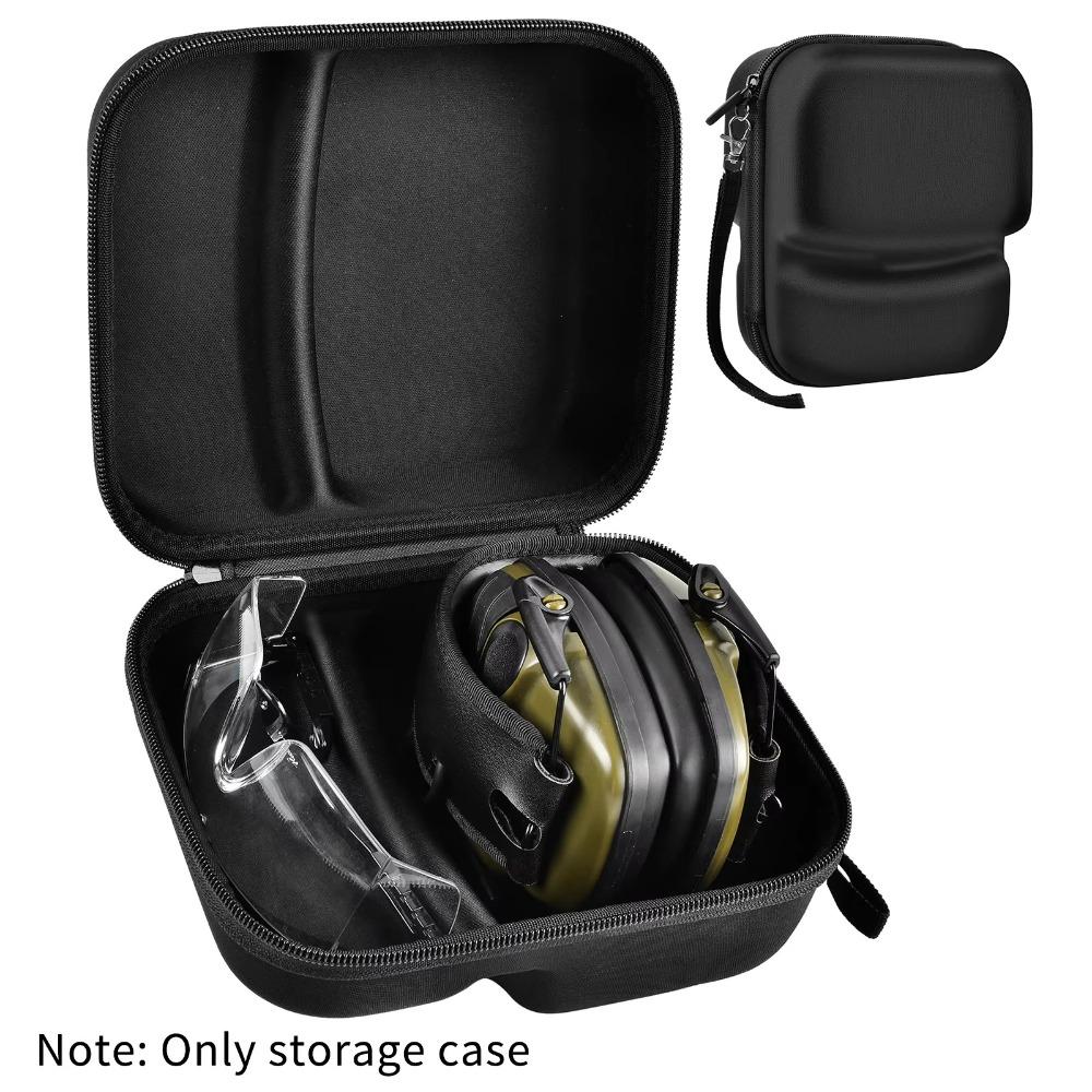 Eva Zipper Earmuff Protection Bag Waterproof Headphone Organizers Case Hearing Protection