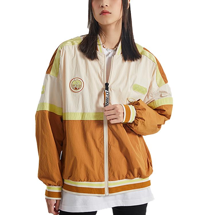 Li Ning Sports Fashion Series свободная куртка мужская куртка коричневая AJDQ363-4