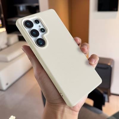 Матовая кожаная текстура ТПУ чехол для телефона для Samsung S25 Ultra A56 5G A16 A17 A55 A36 A53 A35 A34 A06 A07 A26 A05S S24 FE S23
