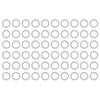 60Pcs Washer Flat Stainless Steel 6mm ID 9mm OD Accessory Set Kit for Maintenance480706090500