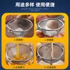 Wooden handle 304 stainless steel small colander Soy milk juice tea residue filter Screen sieve Flour sieve Oil filter spoon