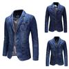 Denim Jacket Men's New Denim Suit Spring and Autumn Coat Small Suit