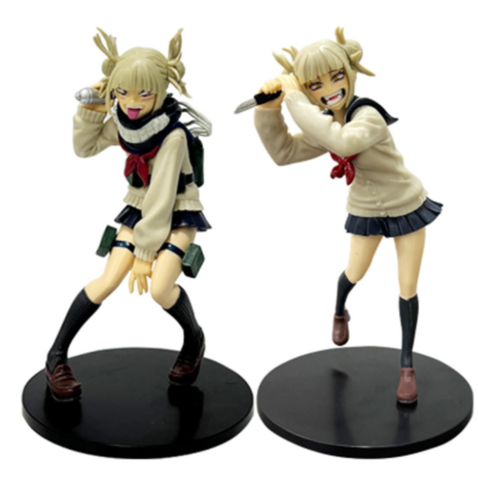 MHA My Hero Academ Anime Toga Himiko Figurine Standing Action Figure Collection Anime Toys PVC Model Boy Girl Fans Gift 18cm