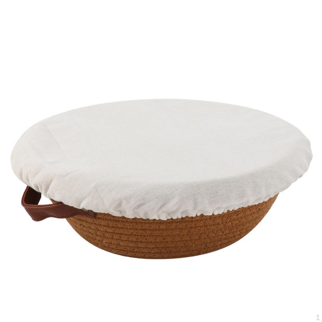 5 шт. Крышка для корзины для выпечки теста, салфетка для хлеба, настольная, легкоочищаемая, ферментированная