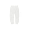 Anta FW22 Однотонные флисовые теплые спортивные брюки с манжетами и принтом логотипа, женские брюки, светло-облачно-белые 162248314-4