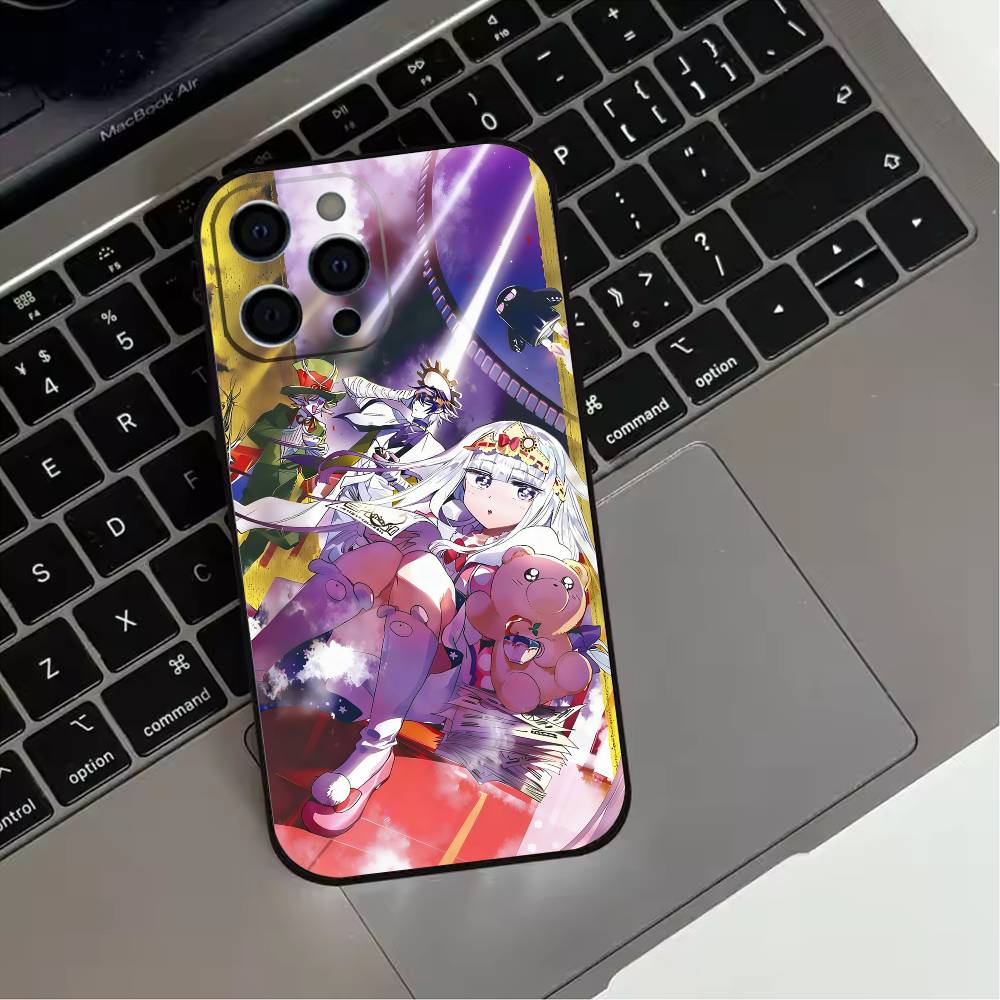 Sleepy Demon C-Castle Phone Case For iPhone 17,16,15,14,13,12,11 Plus,Pro Max,XS,Soft Silicone Black Cover