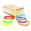 50pcs Plastic Ring Binder and Hole Punch DIY Albums Circle Loose-leaf Book Hoops Opening Office Binding Supplies Photo Album
