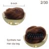 Bybrana Ladies Wear Clip-On Hair To Groom Their Hair Every Day. Natural Synthetic Hair