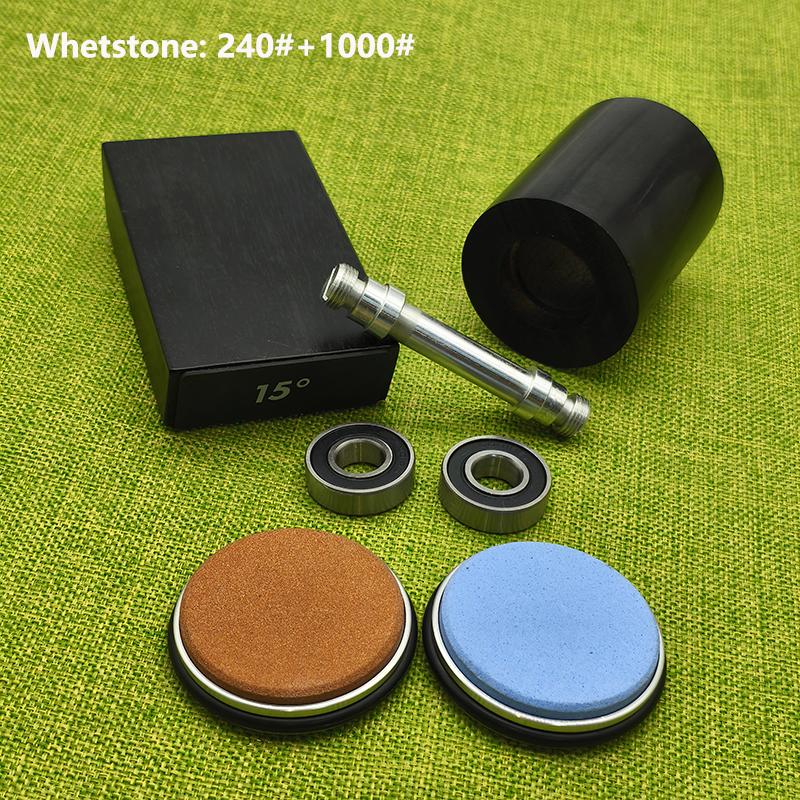 Роликовая точилка для ножей Двусторонняя алмазная точилка 15_20° градусов Магнитный угловой ролик для заточки для кухни