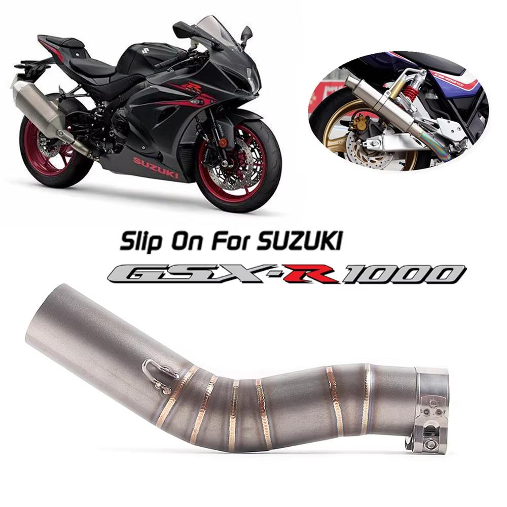 Motorcycle Exhaust Middle pipe link pipe For suzuki GSXR1000 GSX R1000 GSXR 1000 2005 2006 Link Pipe