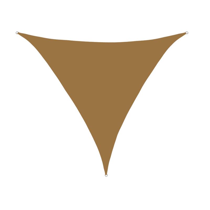 3x3x3 м водонепроницаемый устойчивый к УФ-излучению треугольный солнцезащитный парус для сада, бассейна или двора