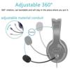 3.5MM Phone Portable Laptop Gaming Headset Mic Mono Microphone Wired Stereo HD Voice
