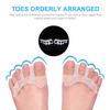 Gel Toe Separator Toe Spacers Toe Stretchers for Men and Women Easy Wear In Shoes