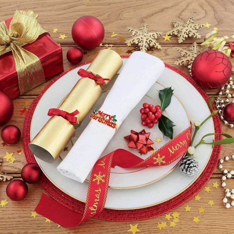 Праздничный Рождественский День Благодарения Держатель для салфеток Декоративный держатель для салфеток для семейного обеденного стола Праздничная сервировка стола