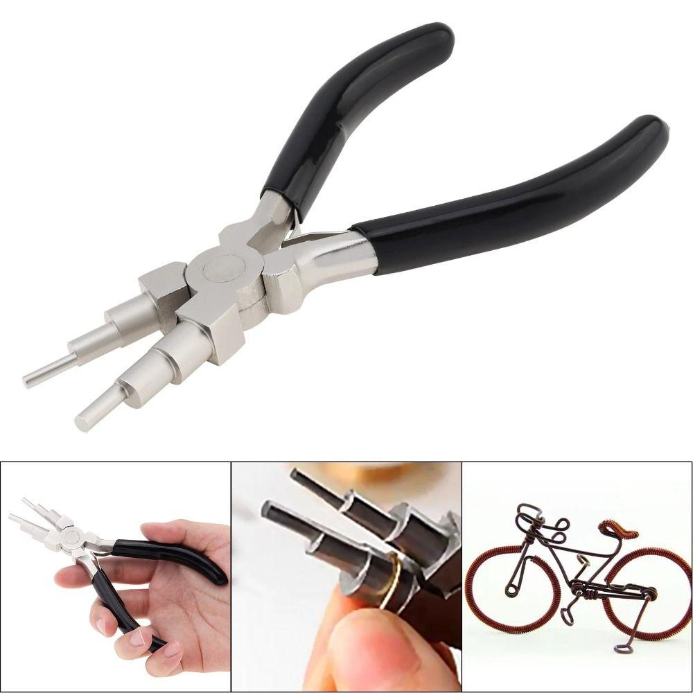 Wire Wrapping Round Nose Pliers Jewelry Making 6 Step Pliers 6 In 1 Wire Bending Pliers DIY