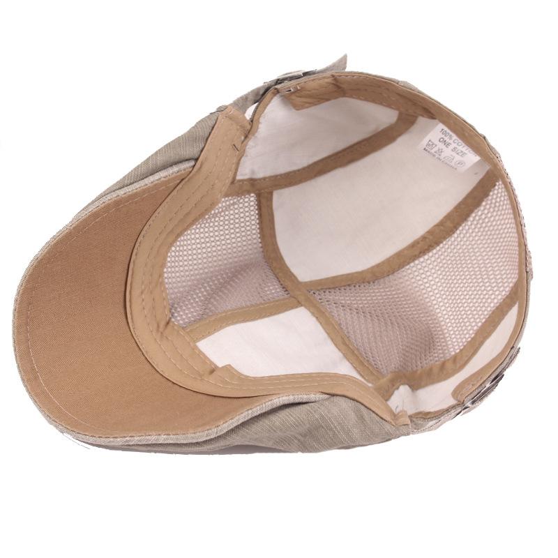 Сетчатая кепка литературная молодежная кепка с утиным язычком сетчатый берет весна и лето дышащая прохладная кепка мужская и женская сетчатая шляпа от солнца