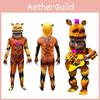 Костюм для косплея Five Nights At Freddy's для детей, мягкая молочная шелковая ткань, сиамский костюм, костюм для Хэллоуина, маскарадный костюм
