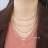 Skyrim – collier chaîne serpent ronde en acier inoxydable, couleur or, pour femmes et hommes,