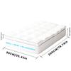 Double Mattress Topper 4 Inch/10cm Quilted, Hypoallergenic Thick Breathable Mattress Topper with Elastic Anchor Corner Straps
