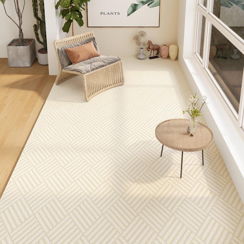 PVC Waterproof Non Slip Floor Mat For Kitchen Balcony Oil Proof Dirt Resistant Wear Rug Easy To Clean