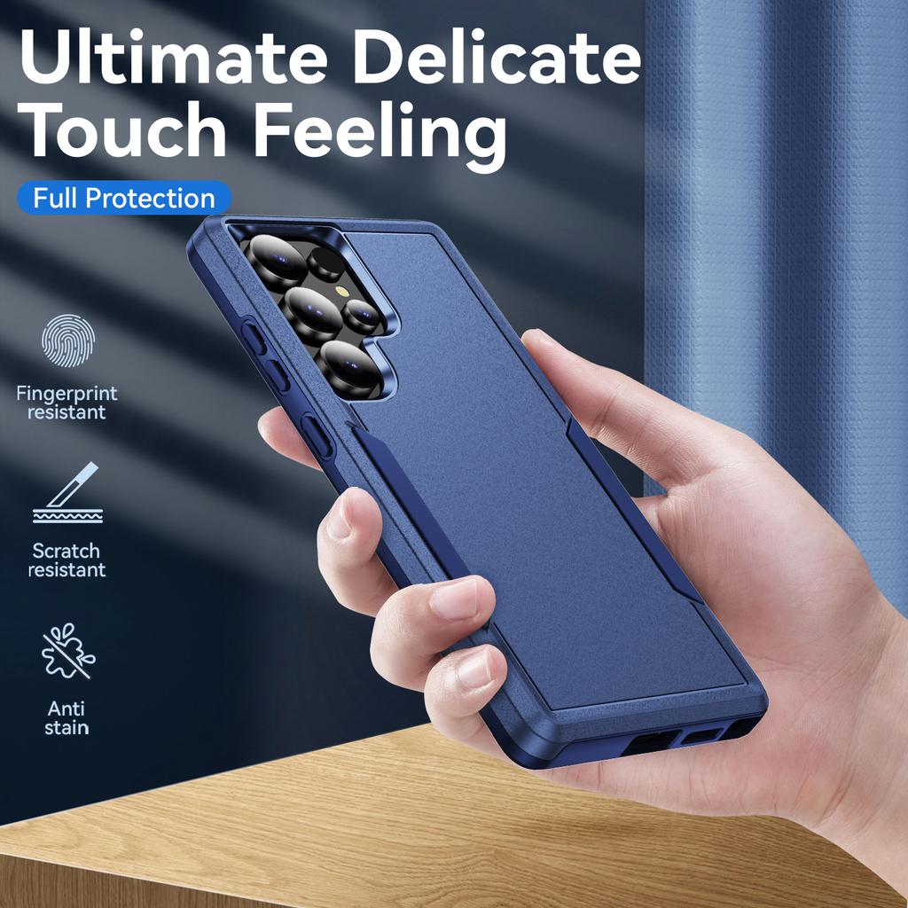 Матовый защитный чехол для Samsung Galaxy S25 Ultra S23 FE S22 S24 Plus S21 A56 A55 A54 5G A15 A16 A14 A36 A35 двухслойные чехлы