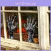 Arm Horror Halloween Uv Static Glass Window Display Home Decor Stickers Wall