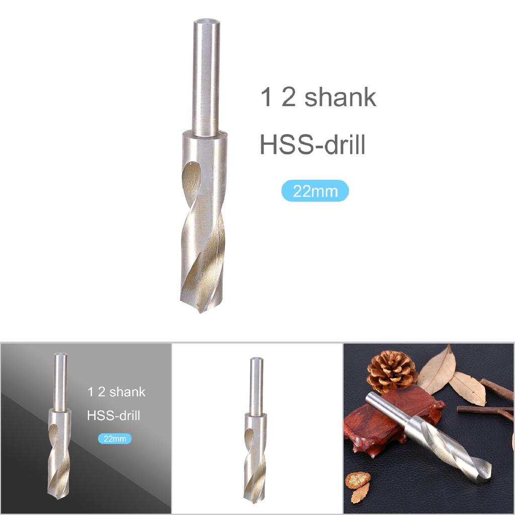 1 2 Milling Shank 4241 HSS High Speed Steel Blacksmiths Twist Drill Bit 22mm