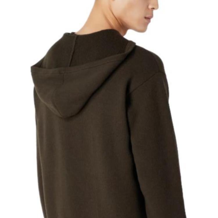 EMPORIO ARMANI Sweaters Men's Army Green Hooded Moderate Other 6R1MXS1-MFZZ1-0583