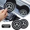 Auto Accessories Car Coaster Water Cup Bottle Holder Anti-slip Pad For Mercedes Benz AMG W212 W205 W246 W177 W176 W213 GLC GLE GLS ML Welcome Laser