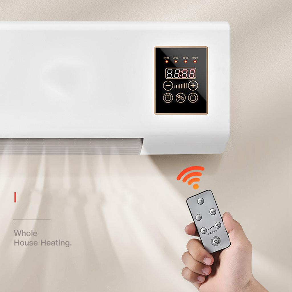 Air Cooler Small Air Conditioner Heating and Cooling Portable Wall Mounted Air Conditioning Hot Cool Fan for Bathroom Bedroom