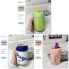 Childrens Travel Insulated Water Bottle With Straw Leakproof For Kids And Teens