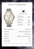 OLEVS 2928 Simple Classic Men's Watches Business Dress Waterproof Calendar Luminous Original Quartz Wristwatch for Man