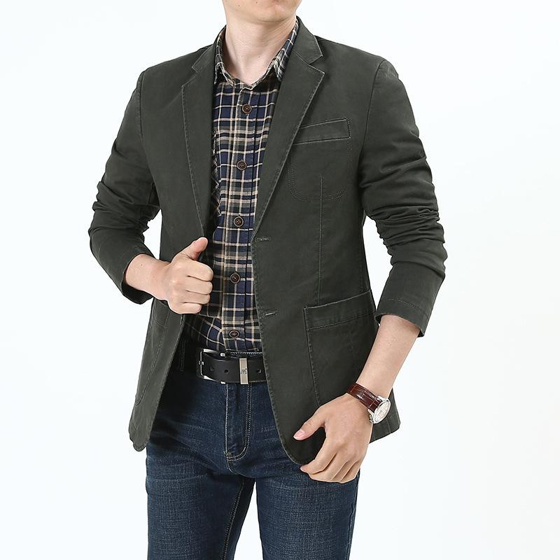 Men's New Small Suit Men's Youth Autumn Business Casual Formal Wear Single Suit Jacket Clothes