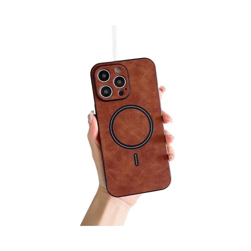 Подходит для чехла на мобильный телефон Apple 14promax, магнитное всасывание, ощущение кожи iphone13, полностью закрывающий 12, противоударный 11, деловой xr, простой