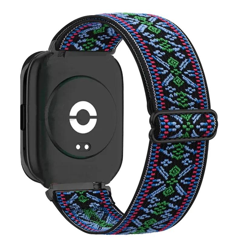 Классический нейлоновый ремешок для Xiaomi Redmi Watch 3 Active/Lite, эластичный сменный браслет Correa Belt для Redmi Watch 3 Lite