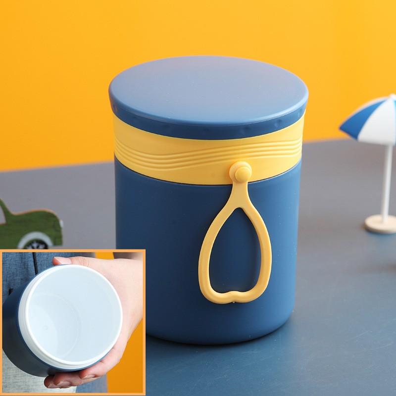 Термокружка Рабочая Портативный Ланч-бокс для завтрака и обеда Студенческая Пластиковая Банка для супа Стакан для воды