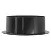 Round Wall Flange Connector Black Vent Pipe Adapter Exhaust Pipe Connector  Ventilation Pipe