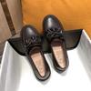 Women's Loafers: Japanese JK Basic Uniform Leather Shoes - Spring & Autumn Large Size