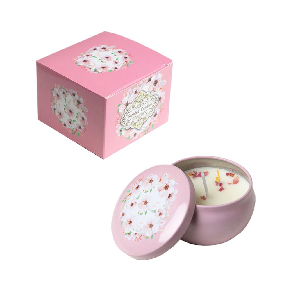 Винтажная ароматическая свеча для ароматерапии из сухих цветов, сочетание соевого воска, масла и эфирного масла, идеальный подарок для подруг