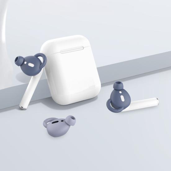 2Pcs Silicone Anti-slip Ear Caps Earphone Protector for AirPods 1/2