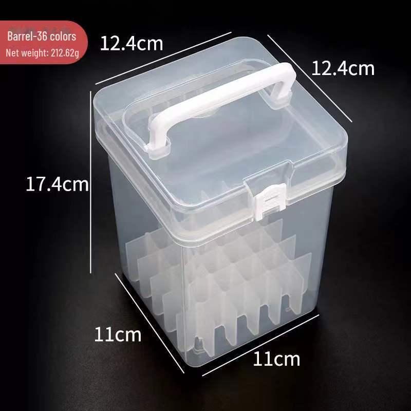 Портативный контейнер для хранения маркеров на 80 цветов с прозрачным основанием