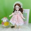 Dolls with Headwear Cute 3D Chinese Style Full Set 1/6 Ball-jointed Doll Costume Girls Play House Anime Toys Children Gift